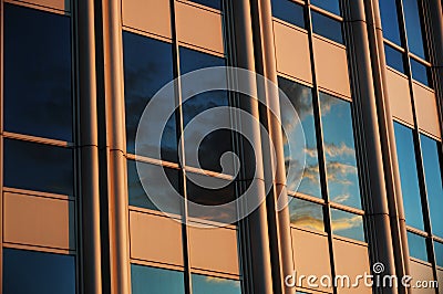 Cloud Reflection Stock Photo