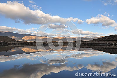 Cloud Reflection Stock Photo