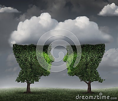 Cloud Relationship Stock Photo