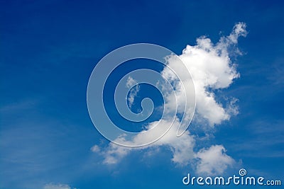 Cloud scape abstract photography Stock Photo