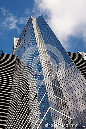 Cloud scraper Stock Photo