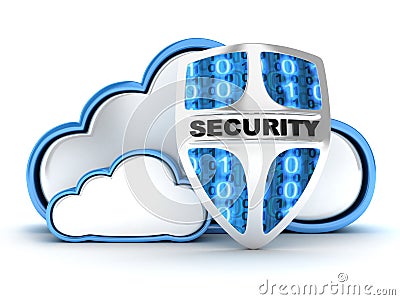 Cloud security Stock Photo