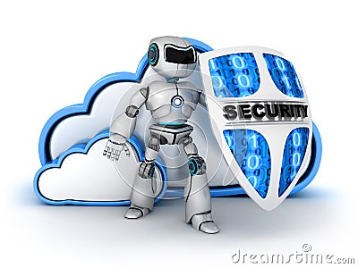 Cloud security Stock Photo
