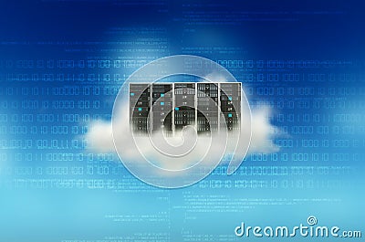 Cloud Server Concept Stock Photo