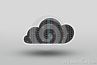Cloud Server Concept Stock Photo