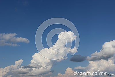 A Cloud in the Shape of a Dog Stock Photo