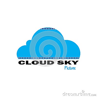 Cloud sky pictures Vector Illustration