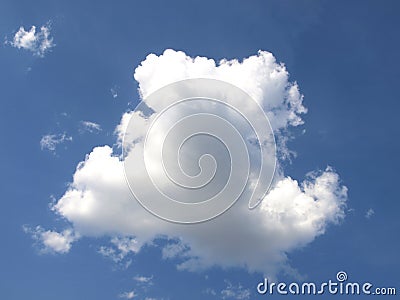 Cloud in the sky Stock Photo