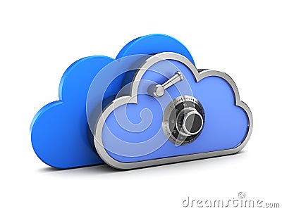 Cloud storage Cartoon Illustration