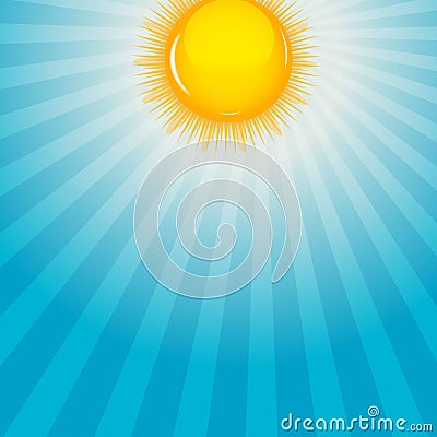 Cloud and sunny background vector illustration Vector Illustration