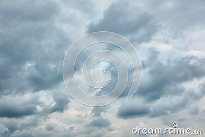 Cloudiness - Grey clouds Stock Photo