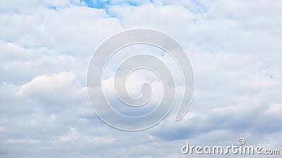 Cloudiness - Sky with white clouds Stock Photo