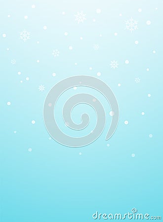Clouds background and flat snowflakes and dots. Vector illustration. EPS 10 Vector Illustration