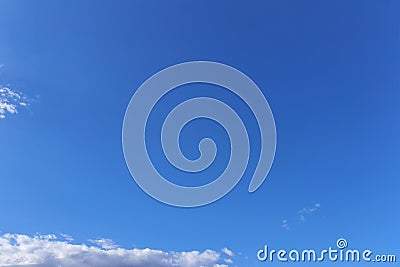 Clouds, blue sky background design elements. Pantone Classic Blue Stock Photo