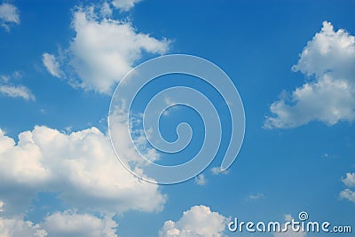 Clouds and blue sky. Stock Photo