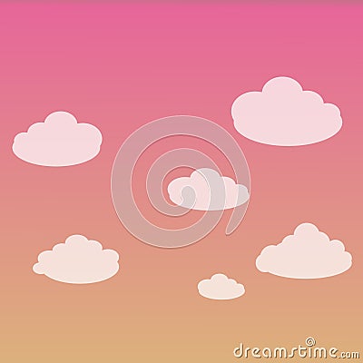 Clouds Vector Illustration