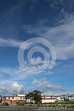 The clouds in Dali are a spectacular natural phenomenon Editorial Stock Photo