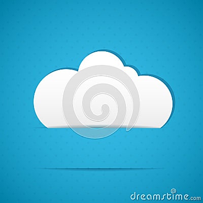 Clouds frame Vector Illustration