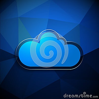 Clouds frame Vector Illustration