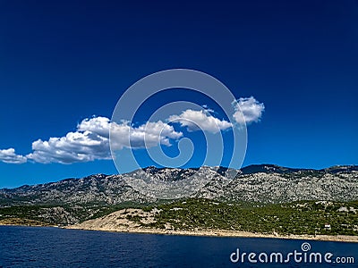 Clouds on horison Stock Photo
