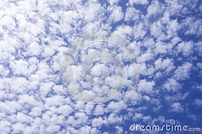 Clouds In The Blue Sky Stock Photo