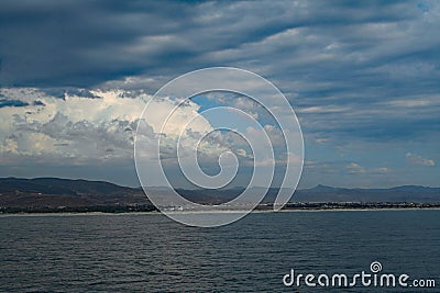 Clouds Over Ensenada BCX 0298 Stock Photo