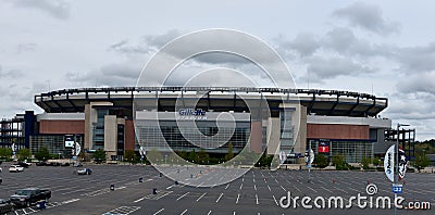 Clouds Over Gillette Stadium Editorial Stock Photo