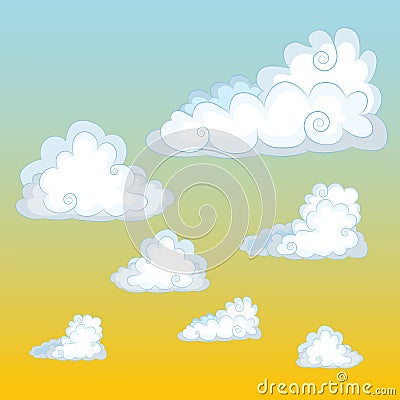 Clouds. Vector Illustration