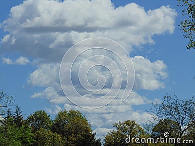 These clouds were cool Stock Photo