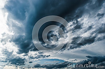 Cloudy and blue sky Stock Photo