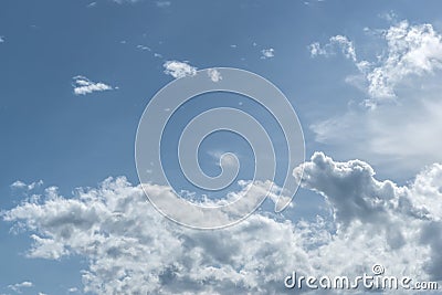 Cloudy and blue sky Stock Photo