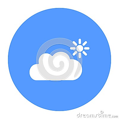 Cloudy Isolated Vector icon which can easily modify or edit Vector Illustration