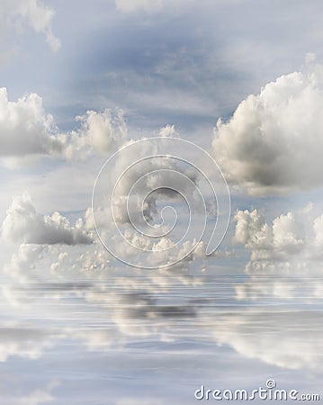 Cloudy Ocean Stock Photo