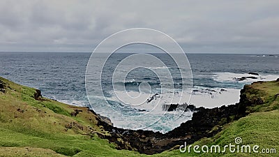 Cloudy ocean Stock Photo