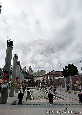 cloudy in president& x27;s grave soekarno blitar Indonesia Editorial Stock Photo