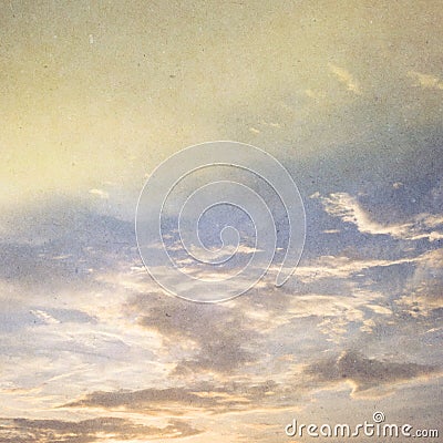 Cloudy sky grunge texture background Stock Photo