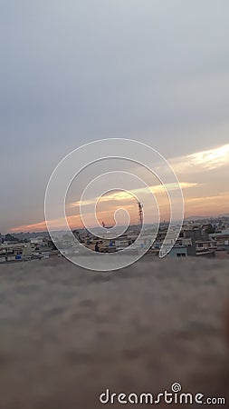 Cloudy wather in Rwalpindi Stock Photo