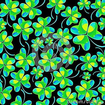 Clover leaf illustration luck irish vector nature Vector Illustration