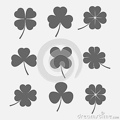 Clover leaves icon Vector Illustration