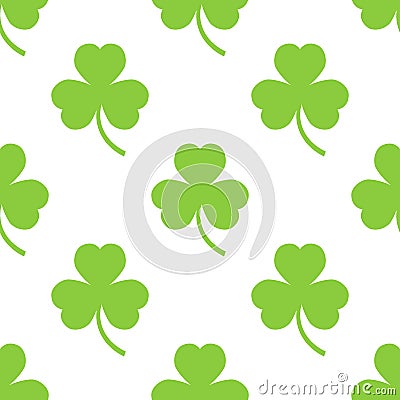 Clover pattern Vector Illustration