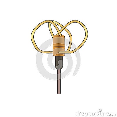 Cloverleaf antenna Vector Illustration