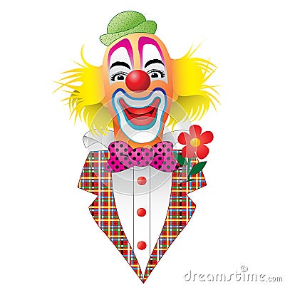 Clown Vector Illustration