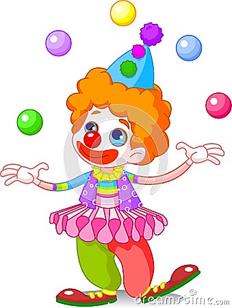 Clown a Vector Illustration