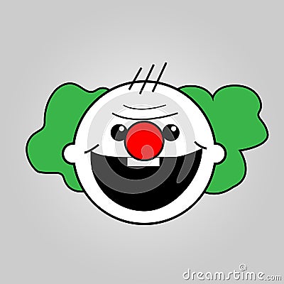 Clown baby Vector Illustration