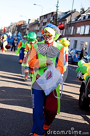 Clown on carnival Editorial Stock Photo