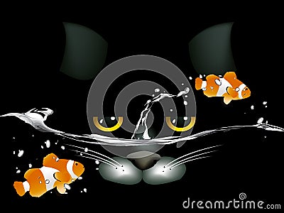 Clown fish Vector Illustration