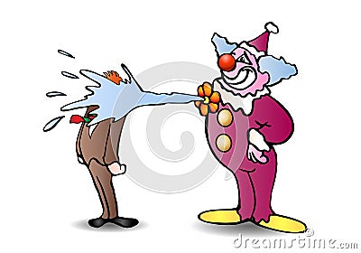 Clown joke Cartoon Illustration