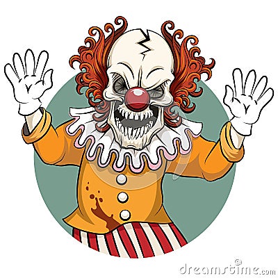 Clown vector illustration Vector Illustration