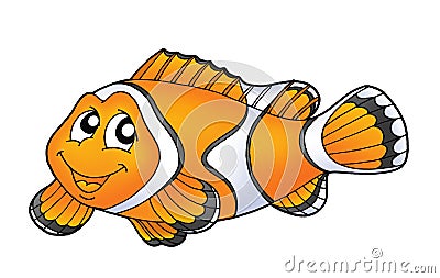 Clownfish Cartoon Illustration
