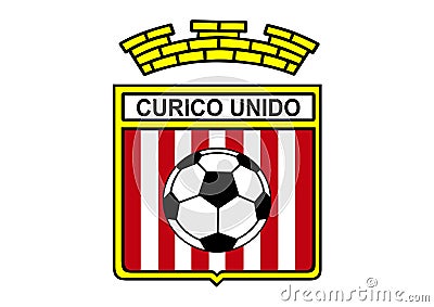 Club de Deportes Provincial CuricÃ³ Unido Logo Editorial Stock Photo